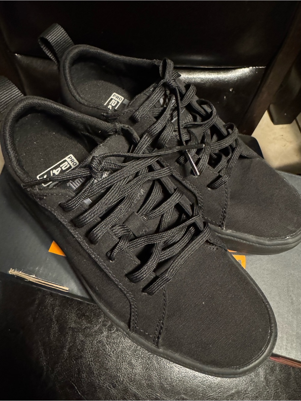 Timberland PRO Black Low-Top Lace-Up Sneakers